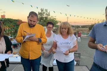 Animado concurso de repostería en el Caserío de Gando (Foto TA)